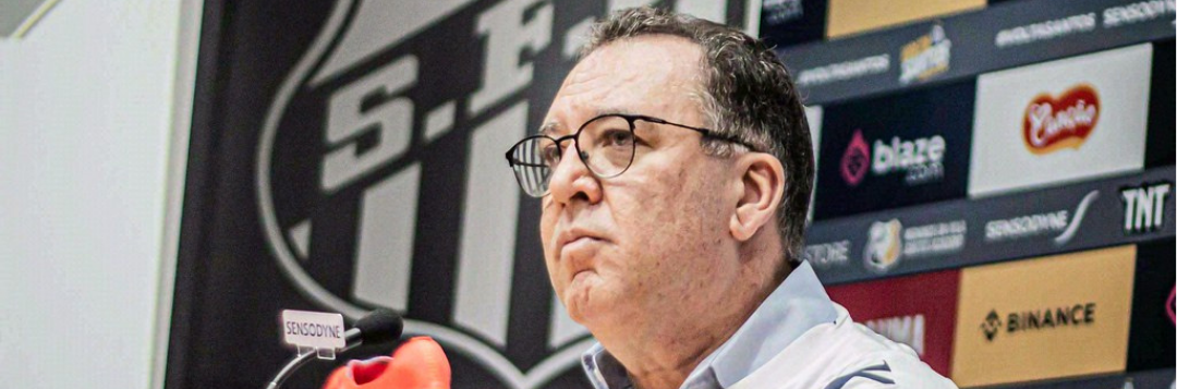 imagem da materia: Teixeira reage às críticas ao Santos após empate na Série B