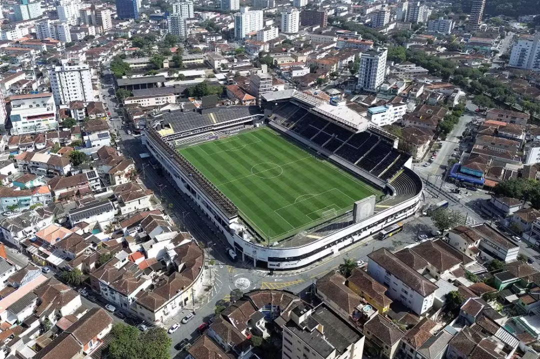 Vista Aérea da Vila Belmiro.