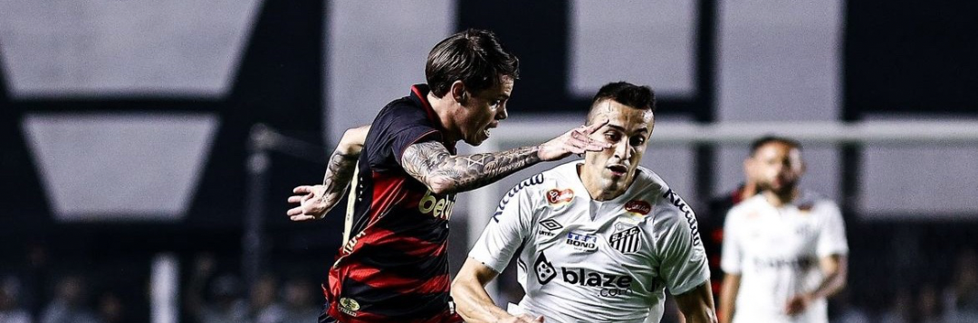 imagem da materia: Santos sofre gol no final e empata com Sport na Série B