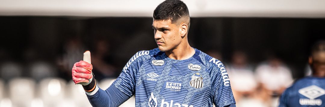 imagem da materia: Goleiro do Santos é monitorado por clube da Inglaterra