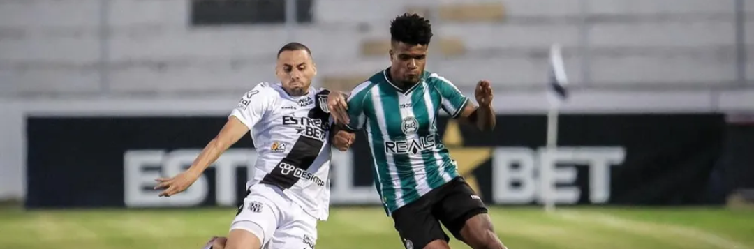 imagem da materia: Ponte marca no fim e consegue arrancar empate com Coritiba