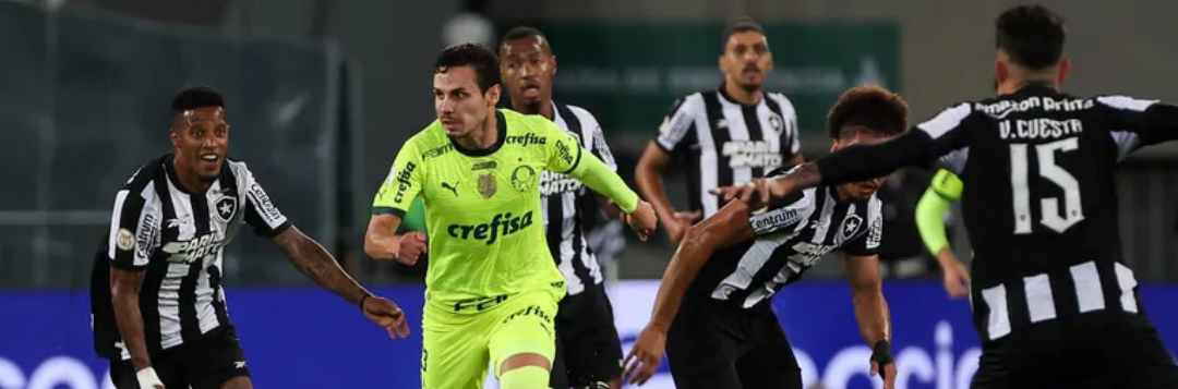 imagem da materia: Palmeiras x Botafogo: onde assistir, escalações e palpites