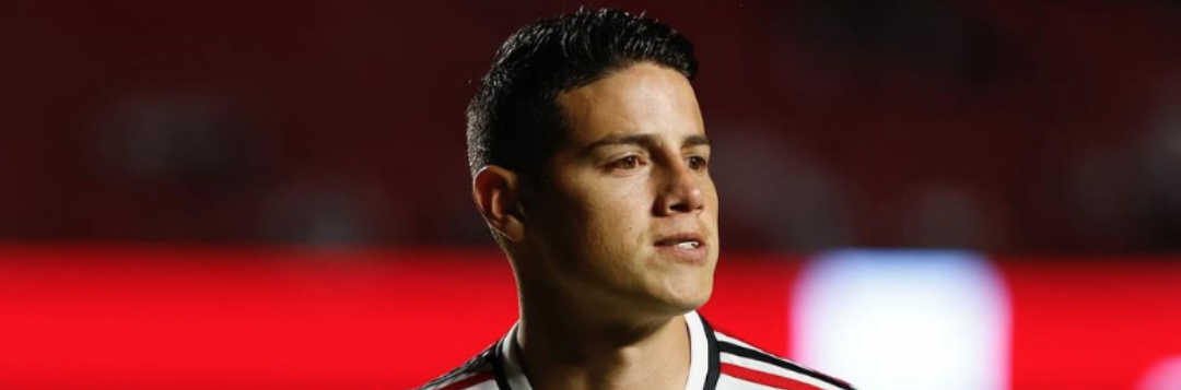 imagem da materia: São Paulo envia rescisão de James Rodríguez à CBF