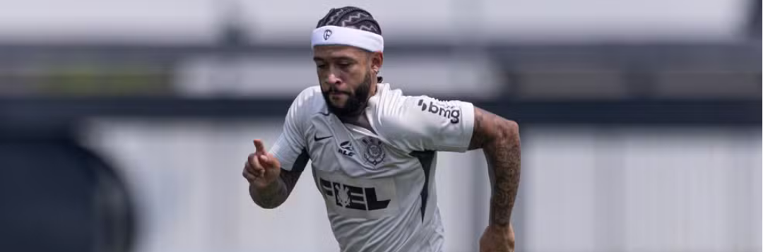 imagem da materia: Depay deve estrear pelo Corinthians contra o Atlético-GO