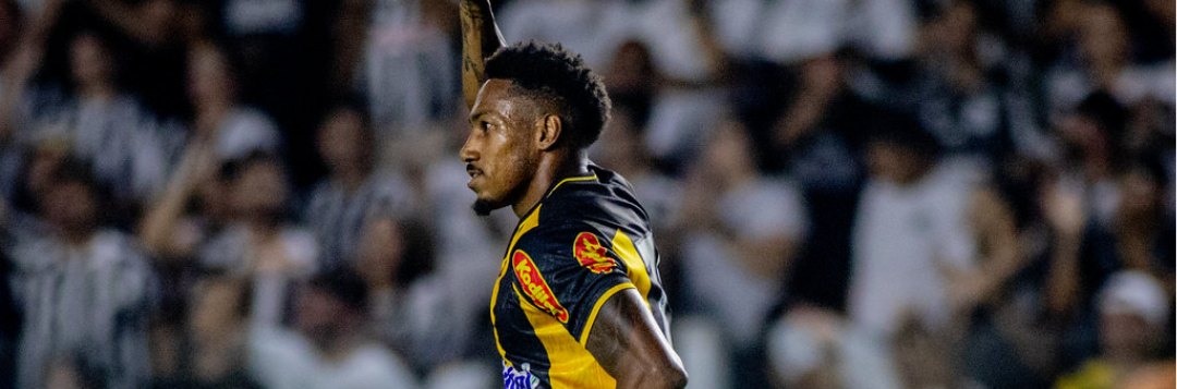 Pablo Dyego comemora primeiro gol com o Novorizontino