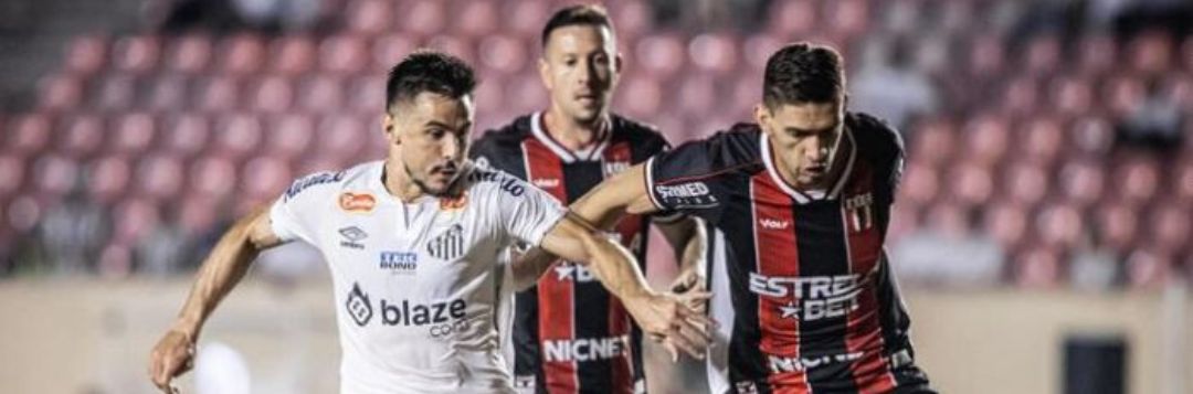 imagem da materia: Santos e Botafogo-SP têm retrospecto recente equilibrado