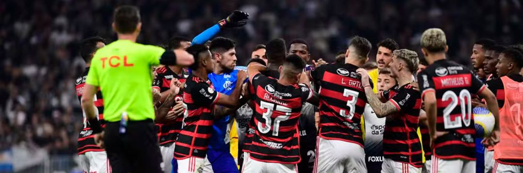 imagem da materia: Jogadores do Corinthians são denunciados no STJD