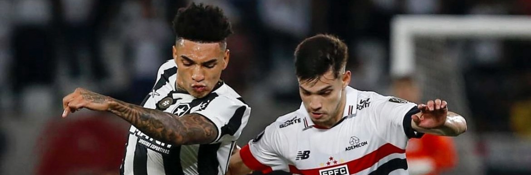 imagem da materia: São Paulo assegura empate com Botafogo para o jogo da volta