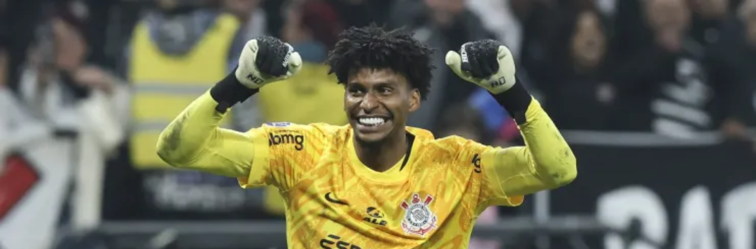 imagem da materia: Hugo Souza revela que vai permanecer no Corinthians