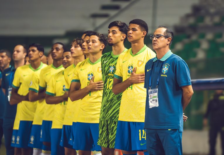 imagem da materia: Repleta de paulistas, Brasil Sub-16 estreia no Sul-Americano