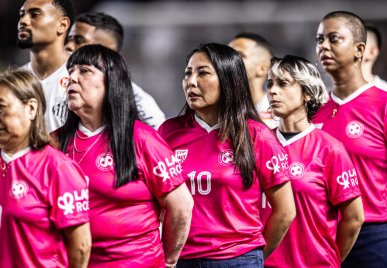 imagem da materia: Santos apoia Outubro Rosa com ações em jogo contra o Ceará