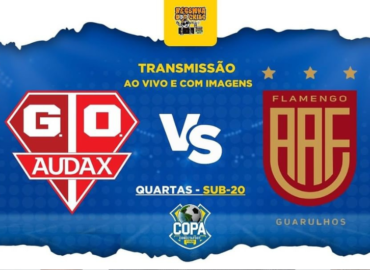 Sub-20: Confronto entre Audax e Flamengo terá transmissão