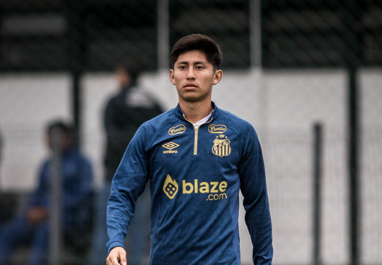 imagem da materia: Miguelito se reapresenta ao Santos com virose após Data FIFA