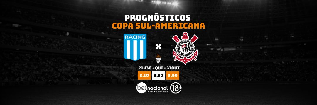 imagem da materia: Palpites | Racing x Corinthians - Sul-Americana