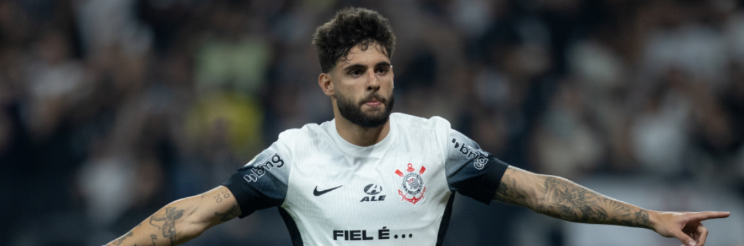 imagem da materia: Yuri Alberto se junta a lista de artilheiros do Brasil