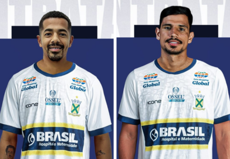 imagem da materia: Santo André contrata zagueiro e atacante reforçando elenco