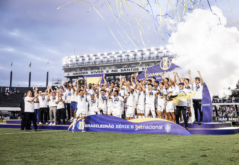 imagem da materia: Santos registra pior pontuação de um campeão da Série B