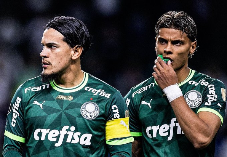 imagem da materia: Richard Ríos e Gustavo Gómez serão desfalques contra o Bahia