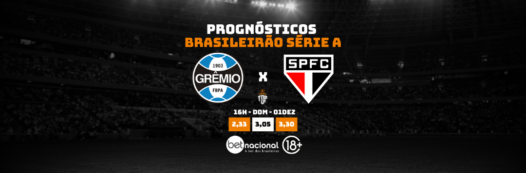 imagem da materia: Palpites Grêmio x São Paulo - Série A