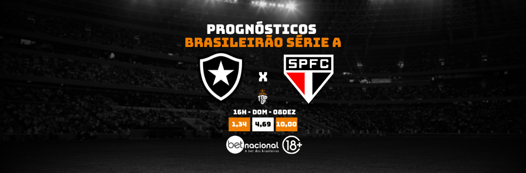 imagem da materia: Palpites | Botafogo x São Paulo - Série A