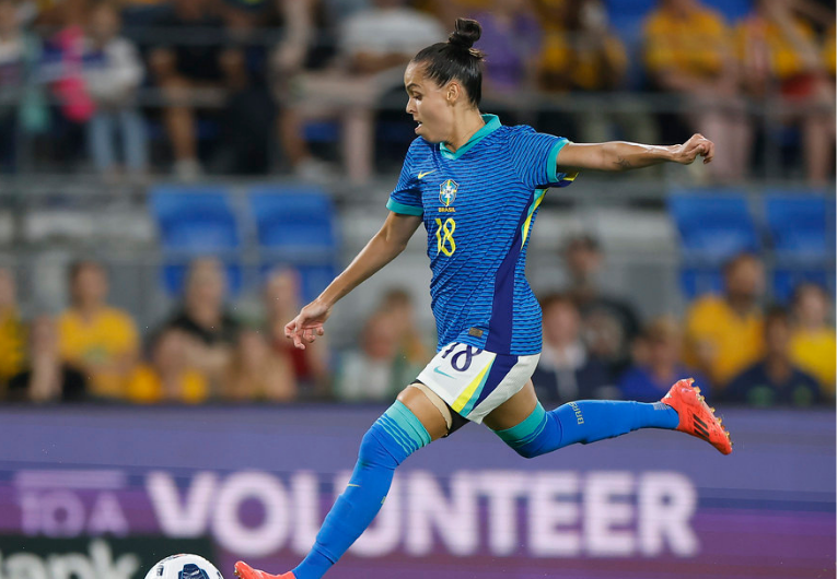 imagem da materia: Com gol de Gabi Portilho, Seleção Brasileira vence amistoso