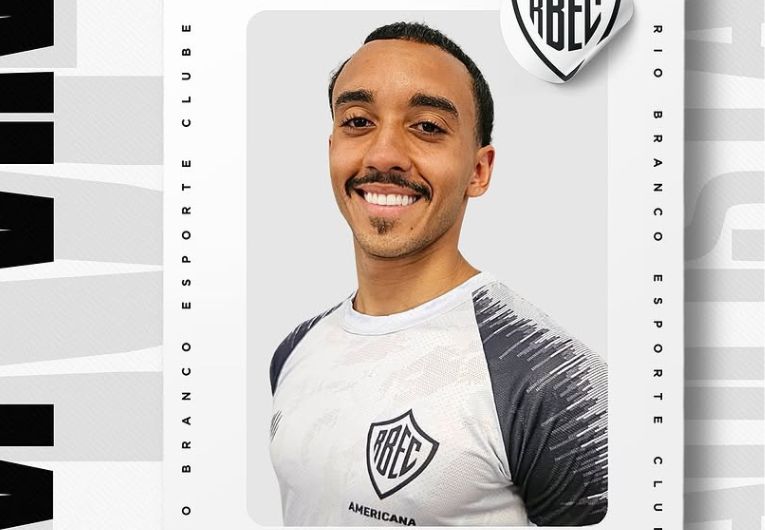 imagem da materia: Rio Branco anuncia a chegada do zagueiro Gabriel Dias