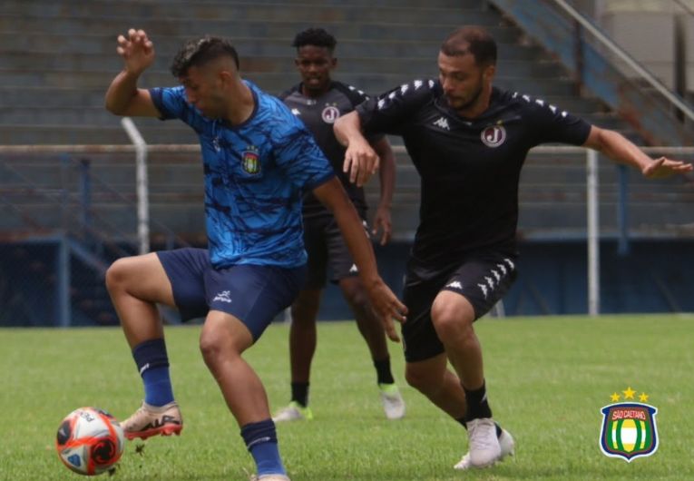 imagem da materia: São Caetano e Juventus realizaram jogo-treino