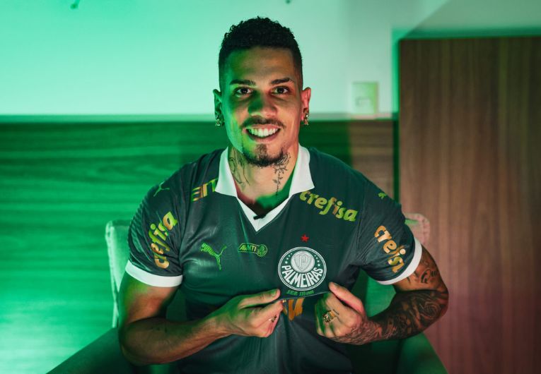 imagem da materia: Palmeiras anuncia a contratação de Paulinho