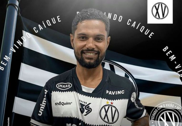 imagem da materia: XV de Piracicaba anuncia Caíque para a lateral esquerda