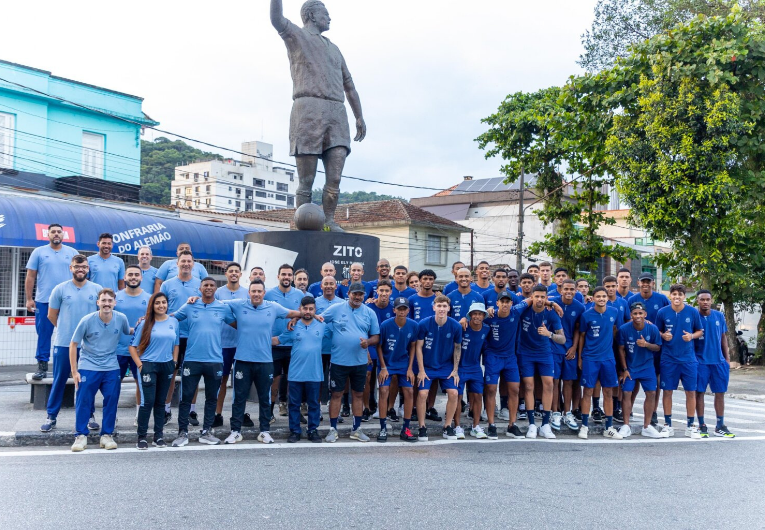 imagem da materia: Santos chega a Araraquara para a disputa da Copinha 2025