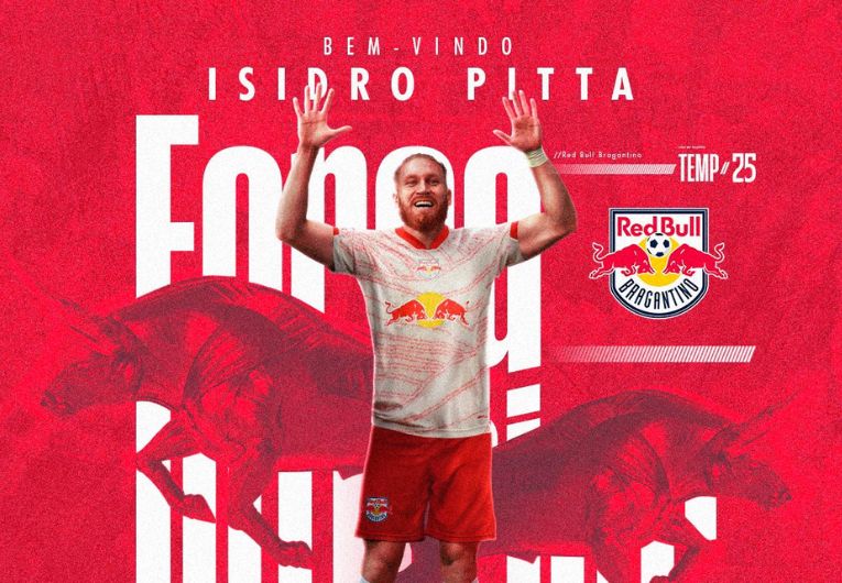 imagem da materia: Bragantino anuncia a contratação de Isidro Pitta
