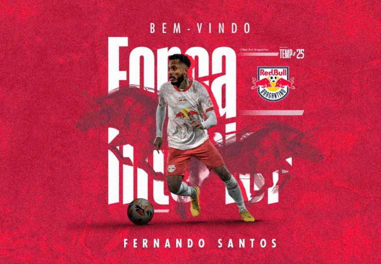 imagem da materia: Bragantino acerta a contratação do atacante Fernando