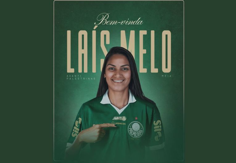 imagem da materia: Palmeiras acerta a contratação de Laís Melo