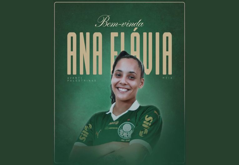 imagem da materia: Palmeiras anuncia a jovem promissora Ana Flávia