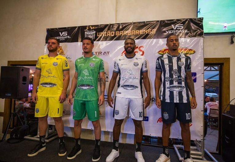 imagem da materia: União Barbarense lança uniformes para a temporada