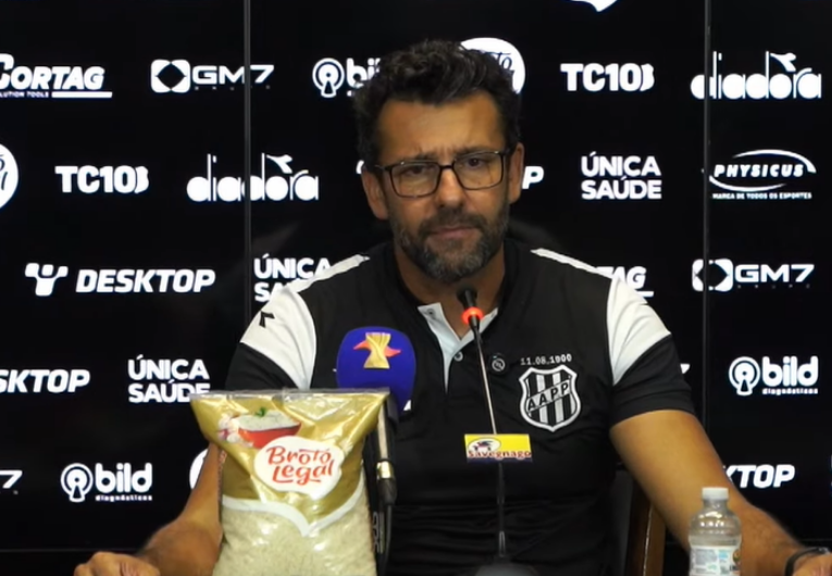 imagem da materia: Valentim analisa empate da Ponte Preta: “Faltou capricho”