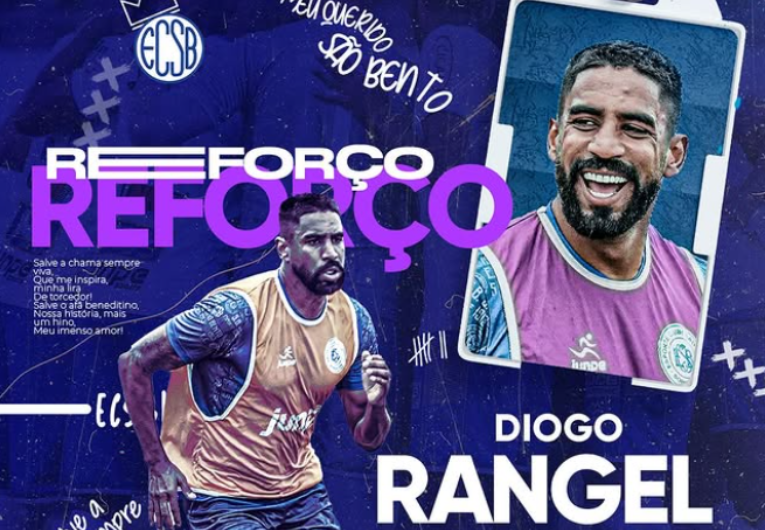 imagem da materia: São Bento anuncia o zagueiro Diogo Rangel