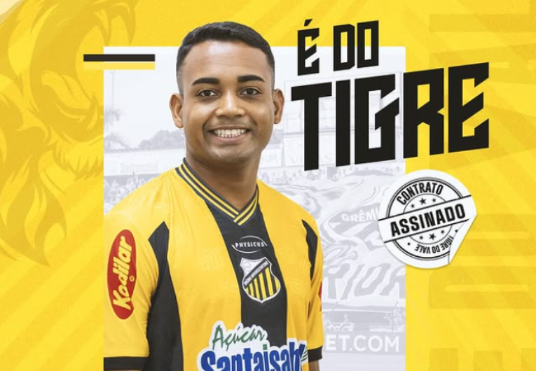 imagem da materia: Novorizontino anuncia atacante Airton Moisés