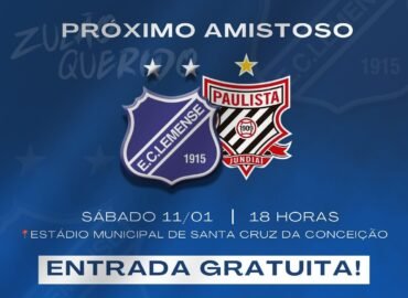 Lemense fará jogo-treino aberto ao público contra o Paulista