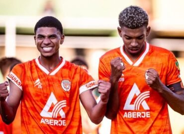 Jogadores do Referência, estreante na Copinha.