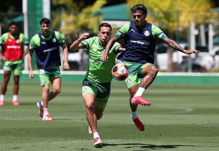 imagem da materia: Palmeiras se reapresenta após empate com o Água Santa