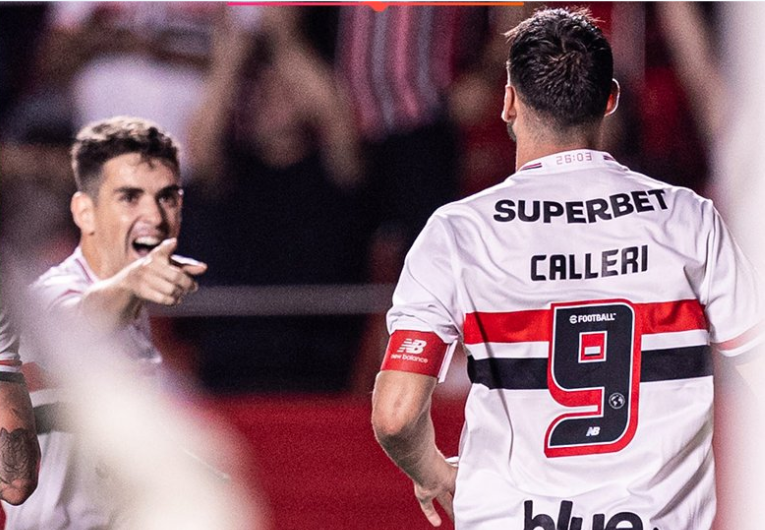 imagem da materia: Calleri desencanta e São Paulo goleia Mirassol no MorumBIS