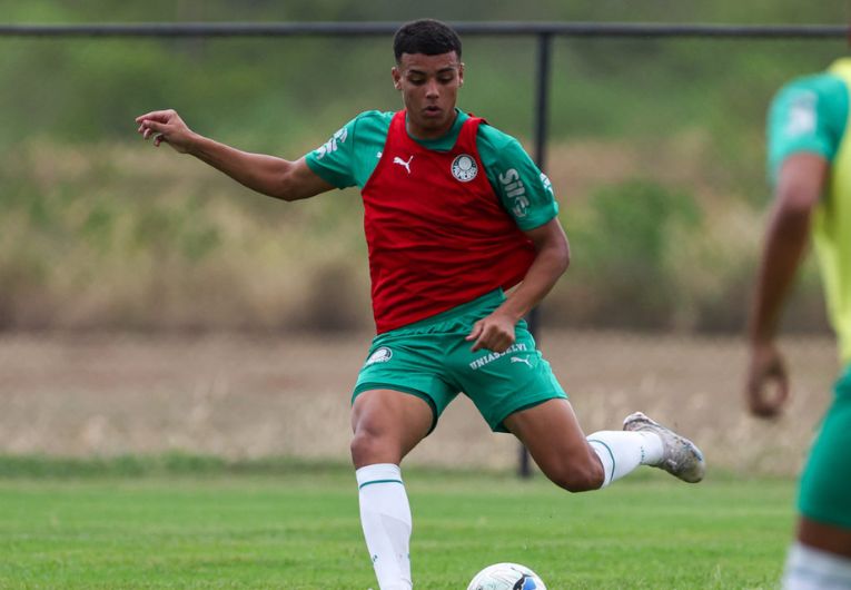 imagem da materia: Robson comemora partida como capitão do Palmeiras