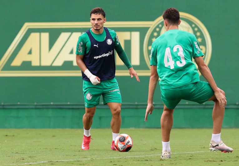 imagem da materia: Palmeiras faz treino voltado para a final do Paulistão