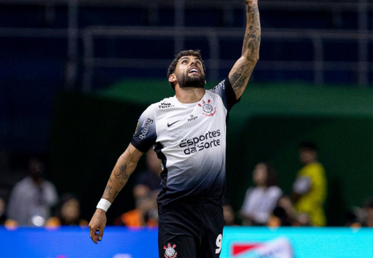 imagem da materia: Corinthians vence o Palmeiras no jogo de ida da final