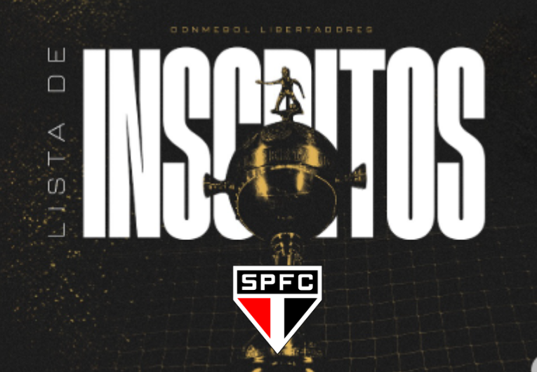 imagem da materia: São Paulo divulga lista de inscritos na Copa Libertadores
