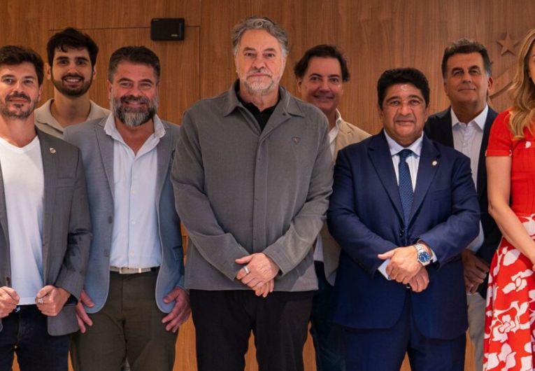 imagem da materia: Presidente do Guarani participa de reunião na CBF