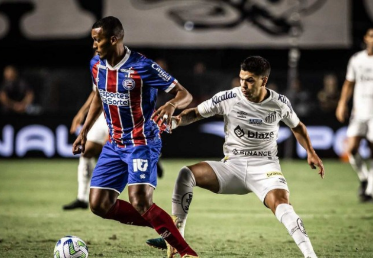 imagem da materia: Santos defende tabu contra o Bahia como mandante