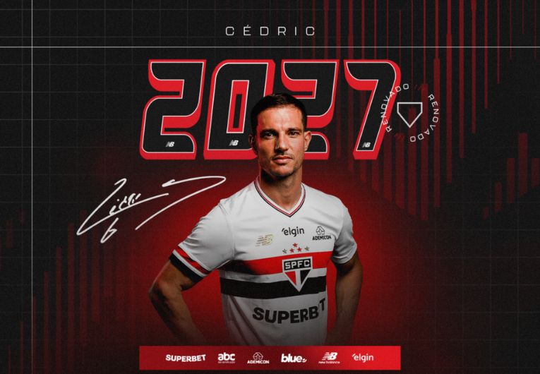 imagem da materia: São Paulo anuncia renovação com Cédric