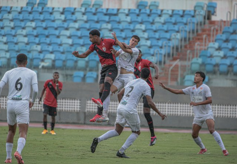imagem da materia: Santos fica no empate com Atlético-GO no Brasileiro Sub-20